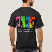 Joie de T-Shirt Nehemiah 8 de seigneur Christian (Dos)