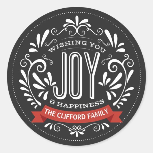 JOIE DE VACANCES STICKERS EN CLASSE RONDE (Devant)