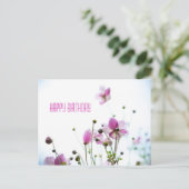 Joie de Vivre ・ Carte postale Anniversaire (Debout devant)