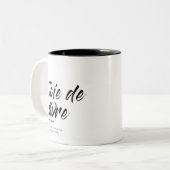 Joie de vivre - Mug à deux tonalités (Devant gauche)