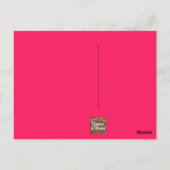 Joie Dieu est avec nous Carte postale de Noël (Dos)