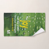 JOIE DU SEIGNEUR Christian Monogramme (Serviette à main)