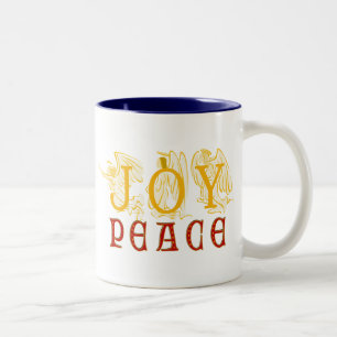 Joie Et Mug De Paix