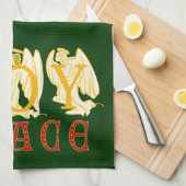 Joie Et Peace Angels Serviette De Cuisine (Quart Plié)