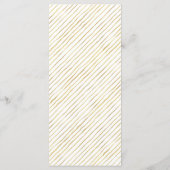 Joie Étincelante | Menu de Mariage de Verdure d'Hi (Dos)