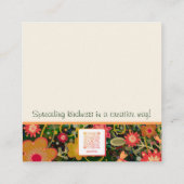 Joie florale dans Voyage Inspiritie Cartes de géné (Dos)