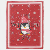 Joie hivernale pure avec couverture en pingouin et (Devant)