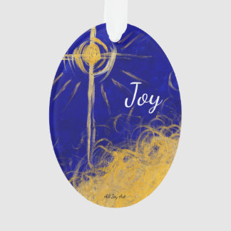 Joie "Joyous Star" Ornament par All Joy Art