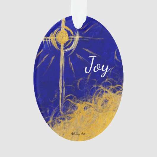 Joie "Joyous Star" Ornament par All Joy Art (dos)