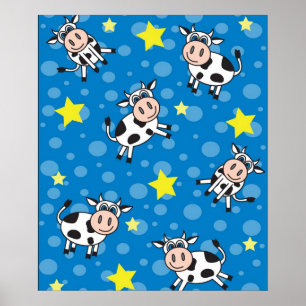 Joie M. Cow Impression - Bleu