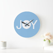 Joie Noël Bleu Grande horloge (Maison)