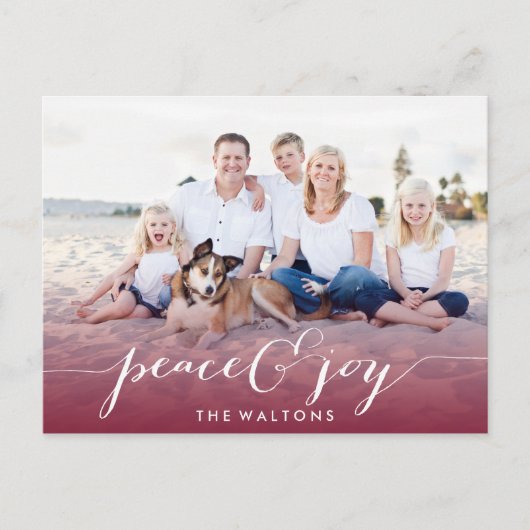 JOIE & PAIX CARTES PHOTOS de vacances (Devant)