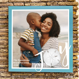 Joie photo de famille mignonne Personnalisée