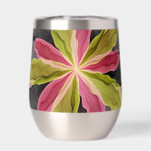 Joie, Rose Vert Anthracite Fantaisie Fleur Fractal (Arrière)