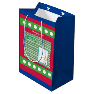 Joie Sacs cadeaux Red & Green & Blue Christmas