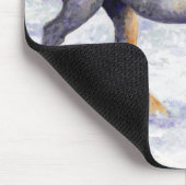 Joie - tapis de souris de cheval de Percheron (Coin)