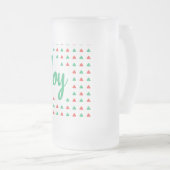 Joie Vitre Frosted Beer Mug (Devant droit)