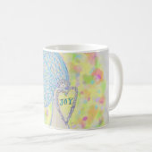 Joie White Guardian Angel Art Coffee Cup ou Mug (Devant droit)