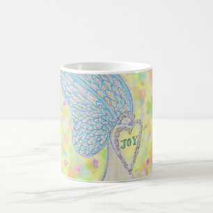 Joie White Guardian Angel Art Coffee Cup ou Mug