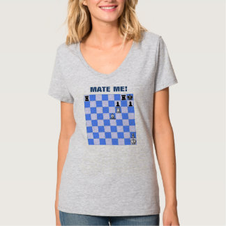 Joignez-moi T-shirt de motif d'échecs