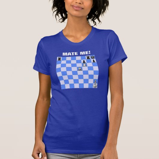 Joignez-moi T-shirt de thème d'échecs (Devant)