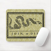 Joignez ou mourez tapis de souris de drapeau (Avec souris)