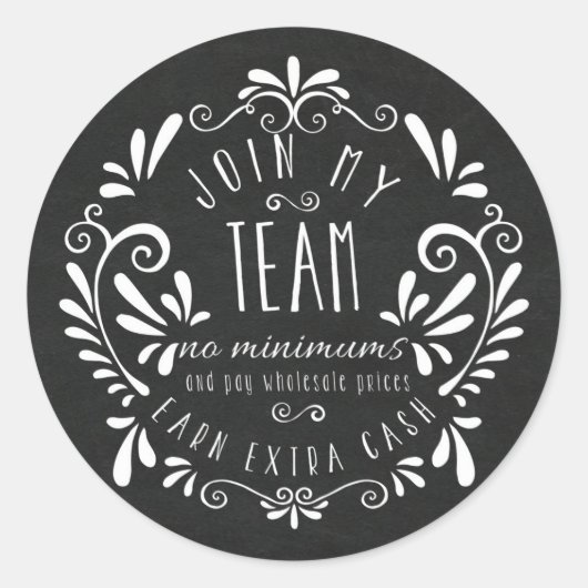 Joignez-vous à mon équipe Stickers - Stickers mark (Devant)