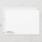 Joignez-vous à nous Invitation - Luquillo Beach Pa (Dos)