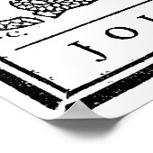 Join of Die Black en White  Patriot Poster (Hoek)