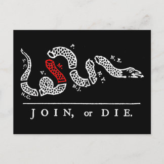 JOIN of DIE Maryland Briefkaart