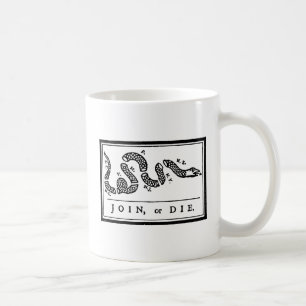 Join or Die Cartoon, 1754 Koffiemok