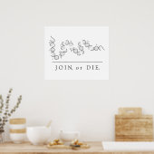 Join or Die - Science poster (Keuken)