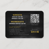 Join Us Church Invitation Calling Card Template (Dos)