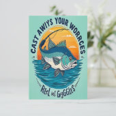 Join Us for a Cast Away Celebration Kaart (Staand voorkant)