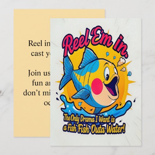 Join Us for a Fun Adventure Kaart (Voorkant / Achterkant)