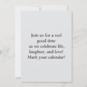 Join Us for a Reel Celebration Kaart (Achterkant)