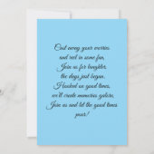 Join Us for an Adventure Kaart (Achterkant)