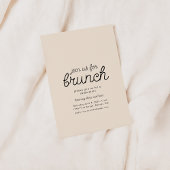 Join us For Brunch Party Invitation Template