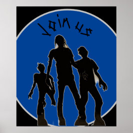 Join us zombie Poster