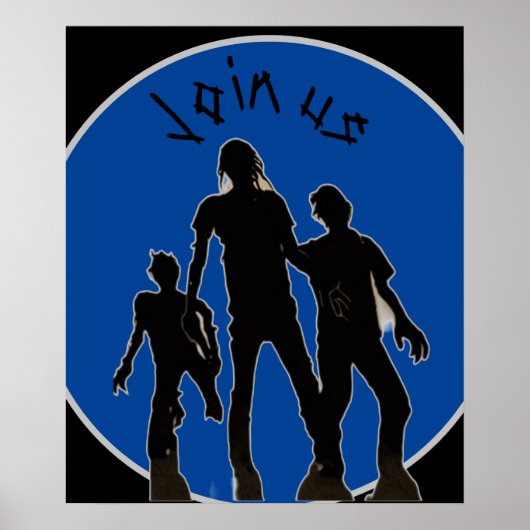 Join us zombie Poster (Voorkant)
