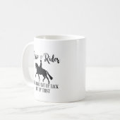 Joined not by tack but trust, horse coffee Mug (Devant gauche)