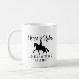 Joined not by tack but trust, horse coffee Mug Koffiemok