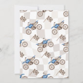 Joint 5th & 7th Dirt Bike Birthday Invitation (Dos)