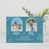 Joint Birthday Invitation for Boys Double Party (Debout devant)