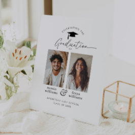 Joint Graduation Party 2 Foto Welkom Reclamebord Met Voetstuk