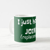 Joint Replacement Humor Funny Novelty Koffiemok (Voorkant links)