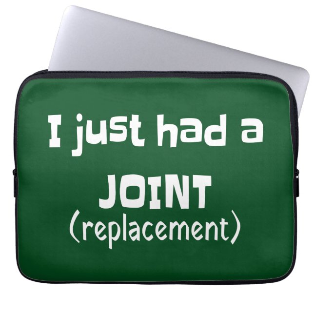 Joint Replacement Humor Funny Novelty Laptop Sleeve (Voorkant)
