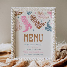 Joint Westerne Partij Menu Sign