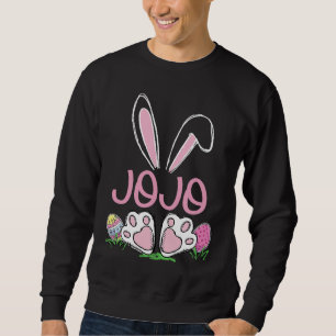 Jojo Bunny Pasen Eieren Matching Familie Lieve Pas Trui