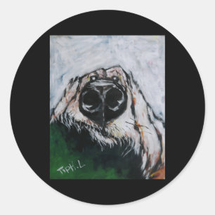 Jojo De Hond Ronde Sticker